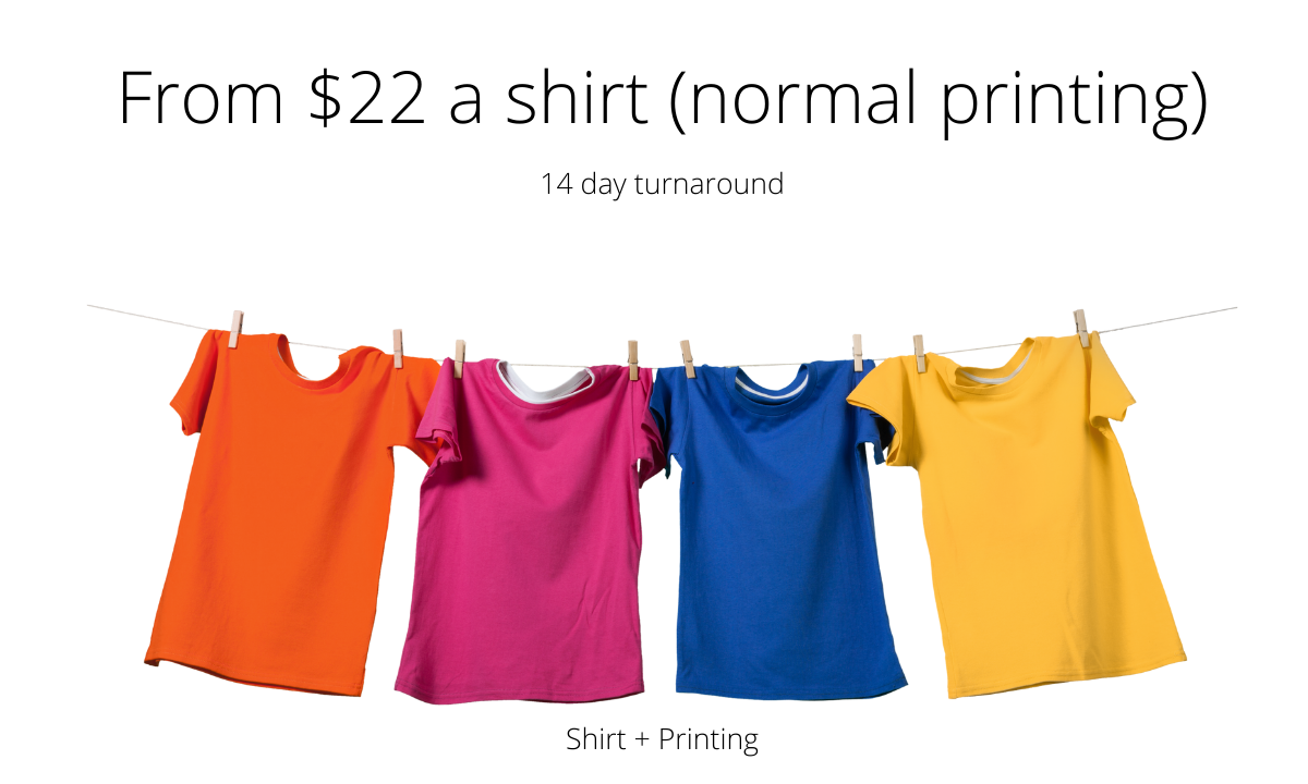 How Much Does It Cost To Make A Custom Design TShirt Custom T Shirt Printing Brisbane